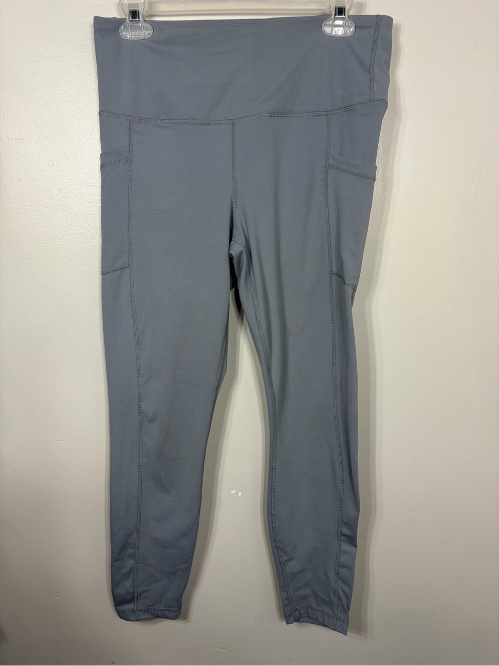 Yogalicious Lux High Rise Leggings Large Athletic Workout Yoga Pants Pockets